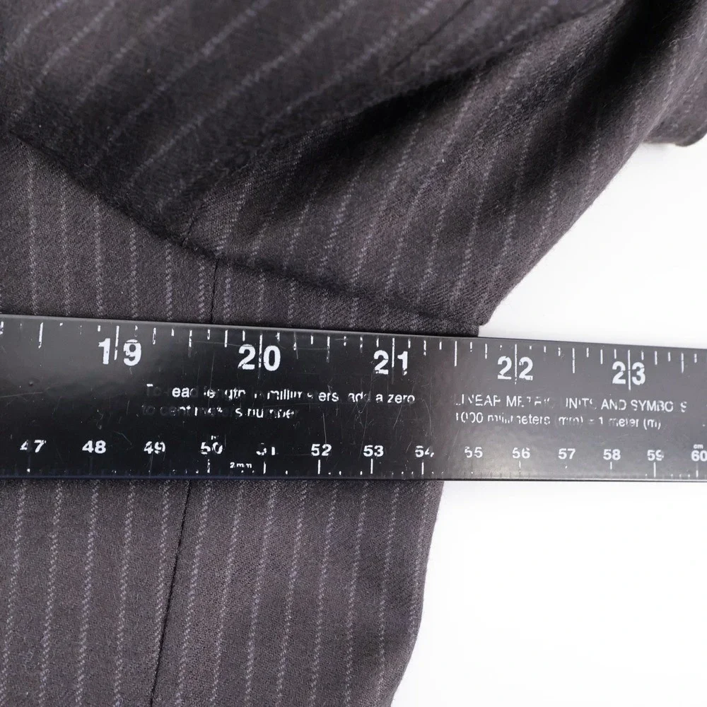 Jos. A. Bank Traveler Pinstripe Wool 2-Piece‎ Suit Charcoal Gray Mens 40L 32x29